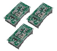 DWEII 3pcs 15W 3A Battery Boost Charging Module High Power UPS 18650 Lithium Battery Boost Charging and Discharging UPS Uninterruptible Power Supply (12V)