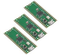 DWEII 3PCS for Raspberry Pi Pico Mirco USB Port Based on RP2040 Chip Dual-Core ARM Cortex M0+ Processor Running up to 133 MHz Support C/C++/Python and Integrated with SPI/I2C/UART Interface