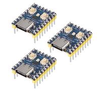 DWEII 3PCS RP2040-Zero RP2040 USB-C Connector Compatible with Raspberry Pi Microcontroller PICO Development Board Module Dual-core Cortex M0+ Processor 2MB Flash Support C/C++,MicroPython