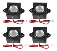 Dweii 4 PCS 4 Ohm 3 Watt Mini Speaker 4ohm 3w Loundspeaker Micro Speaker for Arduino with11mm Line Length JST-PH2.0mm-2 pin Terminal for Small Electronic Projects Advertising Machines LCD TV Monitors