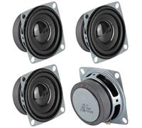 DWEII 4PCS 2" 8Ohm 3W Full Range Audio Speaker Stereo Woofer Loudspeaker for Arduino(8 ohm Speaker)