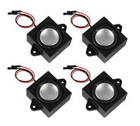 DWEII 4PCS 3 Watt 8 Ohm Single Cavity Mini Speaker Full-Range Cavity Mobile Portable Advertising Machine Speaker Connector Separating Interface 3.3V 5V for a Variety of Small Electronic Projects