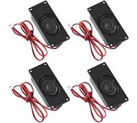 DWEII 4PCS Speaker 3 Watt 4 Ohm with JST-PH2.0 Interface Compatible with Arduino and Electronic Projects