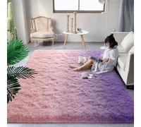 DweIke Shag Area Rug, 5x8 Ft Light Purple Pink Rug Indoor Ultra Soft Plush Carpets for Living Room and Bedroom, Non-Slip, Plush High Pile Fuzzy Rugs for Girls Kids Room Bedroom Nursery Decor