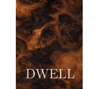 DWELL: Oversized Decorative Coffee Table Journal for Display, Rich Walnut Burl Texture, Warm Grounding Home Styling, 400 dott grid Pages. A Deep, ... Offices and Considered Interiors (QUIET)