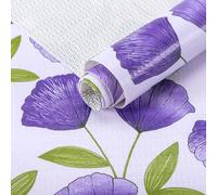 DwEllAid Non Adhesive Shelf Liner Purple 12Inch x 120Inch Kitchen Drawer Liner Pantry Liner for Shelves Cupboard Liner Kitchen Cabinet Cover Easy to Trim