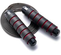 Dwellton Adjustable Skipping Rope - Perfect for Men, Women & Kids | Jump Rope for Fat Burning, Exercise, and Workouts at Home or Gym - Skipping ropes for Adults (Green)