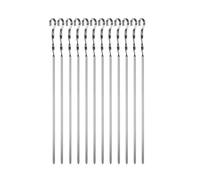 Dwellton - Stainless Steel BBQ Kebab Skewers, 38 CM, 12 Pieces, Flat Shish Kebab Sticks for Meat Cooking Barbecue, Party Starters, Restaurants (Rust Proof, 15 Inch) (Pack of 12 Skewers)
