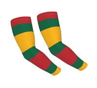 Dwerfsdf Flag of Lithuania Unisex sun protection arm sleeves, adult ice silk cooling sleeves, suitable for gardening, golf, cycling and fishing