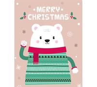 Dwetcxo Photo Canvas Christmas Animals Bathroom Pictures and Kitchen Wall Art Bedroom Pictures for Wall Painting Canvas Prints Living Room Bedroom Toilet Posters Office Artwork No Frame 30x40cm