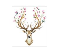 Dwetcxo Photo Canvas Pink Brown Animal Kitchen Bedroom Pictures for Wall Art Living Room Wall Decor Prints for Walls Bathroom Pictures Art Canvas Bedroom Posters Artwork Toilet No Frame 40x60cm