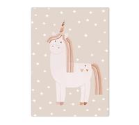 Dwetcxo Photo Canvas Unicorn Star Bathroom Pictures and Kitchen Wall Art Bedroom Pictures for Wall Painting Canvas Prints Living Room Bedroom Toilet Posters Office Artwork No Frame 20x30cm