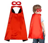 DWFEYOI 2 Piece Set Super Heroes Mask and Cape, Superhero Capes for Children Toys for 3-9 Years Old Boy Gifts for Kids Superhero Costumes