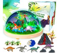 Dwfit Make Your Own Magic Dinosaur Night Light, DIY Dinosaur Toys for Kids, DIY Lantern Craft Kit for kids,Arts and Crafts Night Light for Kids,Gifts for Boys and Girls