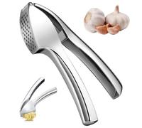 DWFYOI Premium Garlic Press, Handy & Easy to Clean - Crushes Garlic & Ginger Effortlessly (No Peeling Necessary) - Extra Strong & Durable