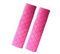 DWGDP 2 PCS Universal Car Seat Belt Pads for HONDA Jazz(Fit) 2013-2015, Comfort Soft Helps Prevent Strap Irritation,Pink