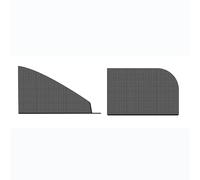 DWGDP Car Window Sun Shades for Renault Scenic E-Tech 2024-2025, Breathable Spandex Block UVR Anti Mosquito for Kids Adults Pets,Side windows