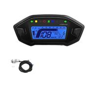 DWGVHGVW Motorcycle Digital Odo-Meter 7 Colors Digital Tachometer Moto Dashboard 10000RPM Motorcycle Display Odometer For 1,2,4 Cylinder