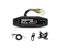 DWGVHGVW Motorcycle Digital Odo-Meter Universal Digital Motorcycle Tachometer Moto Meter Odometer Instrument Sensor Gauge Tacho RPM