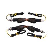 DWGVHGVW Motorcycle turn signal Motorcycle LED Turn Light Amber Color Long Short Signal Indicator Lights Blinkers Flashers Universal for 4pcs