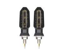 DWGVHGVW Motorcycle turn signal Motorcycle LED Turn Signal Lights Amber Flashing Light Blinker For 12V Moto Indicator Lamp Accessories 8mm