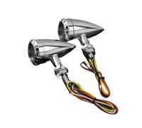 DWGVHGVW Motorcycle turn signal Motorcycle Retro Bullet LED Turn Signal Light Brake Lamp Running Blink Light For Chopper For Cruiser For Bobber Cafe