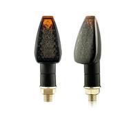 DWGVHGVW Motorcycle turn signal Motorcycle Turn Signals Light 14LED Signal Indicator Amber Blinker Motorbike for 12V/24V M10 2pcs/set
