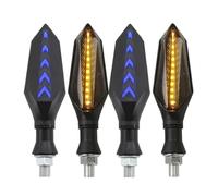 DWGVHGVW Motorcycle turn signal Universal Motorcycle Turn Signals LED Blinker Flowing Flashing Lights For Nexus 125 250 300 500 2PCS/4PCS