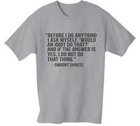 Dwight Idiot US Office Men's T-Shirt Medium Grey