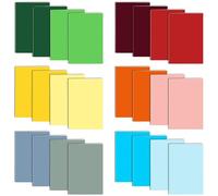 DWIYITTN 24 Pack Pocket Notebook, 8.5x12.5cm Handy Mini Notebook Lined 36 Page Blank Colored Mini Notepad Bulk for Party Bags Small Project Writing Note Taking Sketch