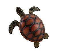 DWK Giant Sea Turtle 48cm Wall Mounted Sculpture - Hand Painted Hanging Bathroom Wall Art - Nautical Decor for Bedroom, Kitchen, Living Room