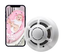 DWKINPING - Hidden Camera Detector, 1080P Wireless Indoor Security Camera with Smoke Detector, Home Surveillance Security Camera, Wireless Security Cameras