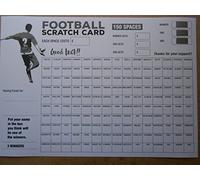 DWL football scratch card = 1 card only- A3 sized - 150 spaces (B&W) and 3 different winners raise £75