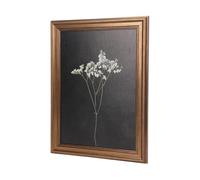 Dwlhap Vintage Gold Framed Wall Art, 30x40cm Retro Dark Floral Canvas Print Dried Wildflower Painting, Victorian Aesthetic Antique Wall Decor for Living Room Bedroom Gallery