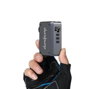 dwndpump Electric Bike Pump DP5 PRO, 120 PSI Mini Bike Pump with Pressure Gauge, Portable Bicycle Air Pump, Auto Shut Off, with Presta and Schrader Valves