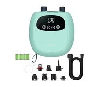dwndpump Electric Paddle Board Pump, Rechargeable 20PSI High Pressure SUP Pump, Battery Powered Dual-Stage Inflation and Deflation Sup Air Pump, Portable Electric Pump for Kayaks, Wind Wings, SUPs