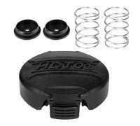 DWO1DT995 & DT20658QZ Weeder Head Cover Spring Replacement Part Kit for Dewalt String Trimmer Parts DCST970, DCST990, DCST920, DCST925, DCST991, 1 Weed Trimmer Head Cap Cover 2 Springs 2 Spring Caps