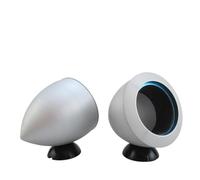 DWOGCEBX 2PCS 1.5 Inch Aluminum Tweeter Cup Loudspeaker External Modified Non-destructive Bracket Compatible With Car Audio