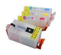 DWOGCEBX 4pcs Refillable Ink Cartridge Compatible With 903 902 904 905 For OfficeJet 6950 Officejet Pro 6960 6961 6963 6964 Printer Without Chip