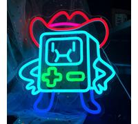 DWOOKE Gamer Neon Sign,Neon Light Sign for Gamer Room Decor,USB Powered Gaming Neon Signs for Boys Bedroom Decor,LED Game Neon Sign Gaming Wall Decor Game Zone Teens Kids Gamer Gifts
