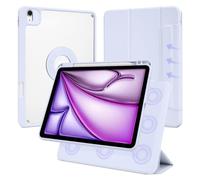 Dwopar Case for iPad Air 11" M4/M3/M2 2026/2025/2024，Air 10.9"5/4 2022/2020 | iPad Pro 11" 4th/3rd/2nd 2022/2021/2020 with Pencil Holder, Vertical Stand, Detachable Magnetic, Light Purple