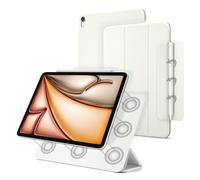Dwopar Slim Smart Folio Case for iPad Air 6/5/4, Auto Sleep/Wake, 10.9 Inch, White, Modern, Productivity, Entertainment, Education