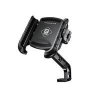 DWQDKPM Apex Rush Motorcycle Phone Holder Aluminum 1S Fast Lock For Bike Scooters ATV 5.4-7.2 Inch Navigation Bracket(Rearview mirror base)