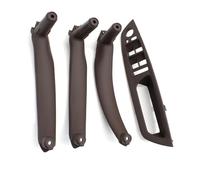 DWQDKPM Auto Interior Door Handle for BMW for X5 for X6 E70 E71 E72 2007-2013 4PieceS Kit LHD RHD Inner Driver Door Window Switch Armrest Cover Pull Handle(Moka RHD 4PieceS)