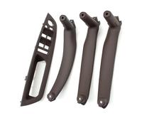 DWQDKPM Auto Interior Door Handle for BMW for X5 for X6 E70 E71 E72 2007-2013 4PieceS Kit LHD RHD Inner Driver Door Window Switch Armrest Cover Pull Handle(Moka LHD 4PieceS)