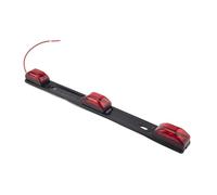 DWQDKPM Third Brake Stop Light For Truck Clearance Light Bright Red 9 LED ID Bar Tail Brake Lamp With Reflective Tape Rear Third Brake Light