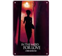 DWQUIX Metal Tin Sign In The Mood For Love Classic Movie Posters for Home Theater Decor and Retro Wall Art 8x12 Inch