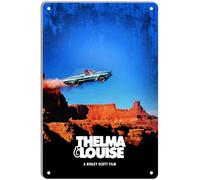 DWQUIX Metal Tin Sign Thelma And Louise Minimal Movie Posters for Home Theater Decor and Retro Wall Art 8x12 Inch
