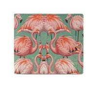 Dwrepo Lovely Flamingos Wallets for Women Men Leather Small Credit Card Wallet Slim Purse Bifold Wallet Card Holder Wallet, white, One size, Casual, White, One size, Casual