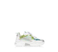 DWRS label Pluto Tweed Sneaker Aqua / Silver size 39 | Sneakers Outlet | Women | Cyan 39